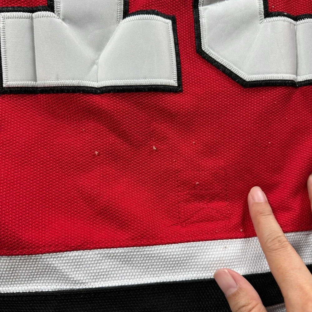 Reebok Chicago Blackhawks Hockey Jersey Mens 48 Red Patrick Sharp 10 Stitched A